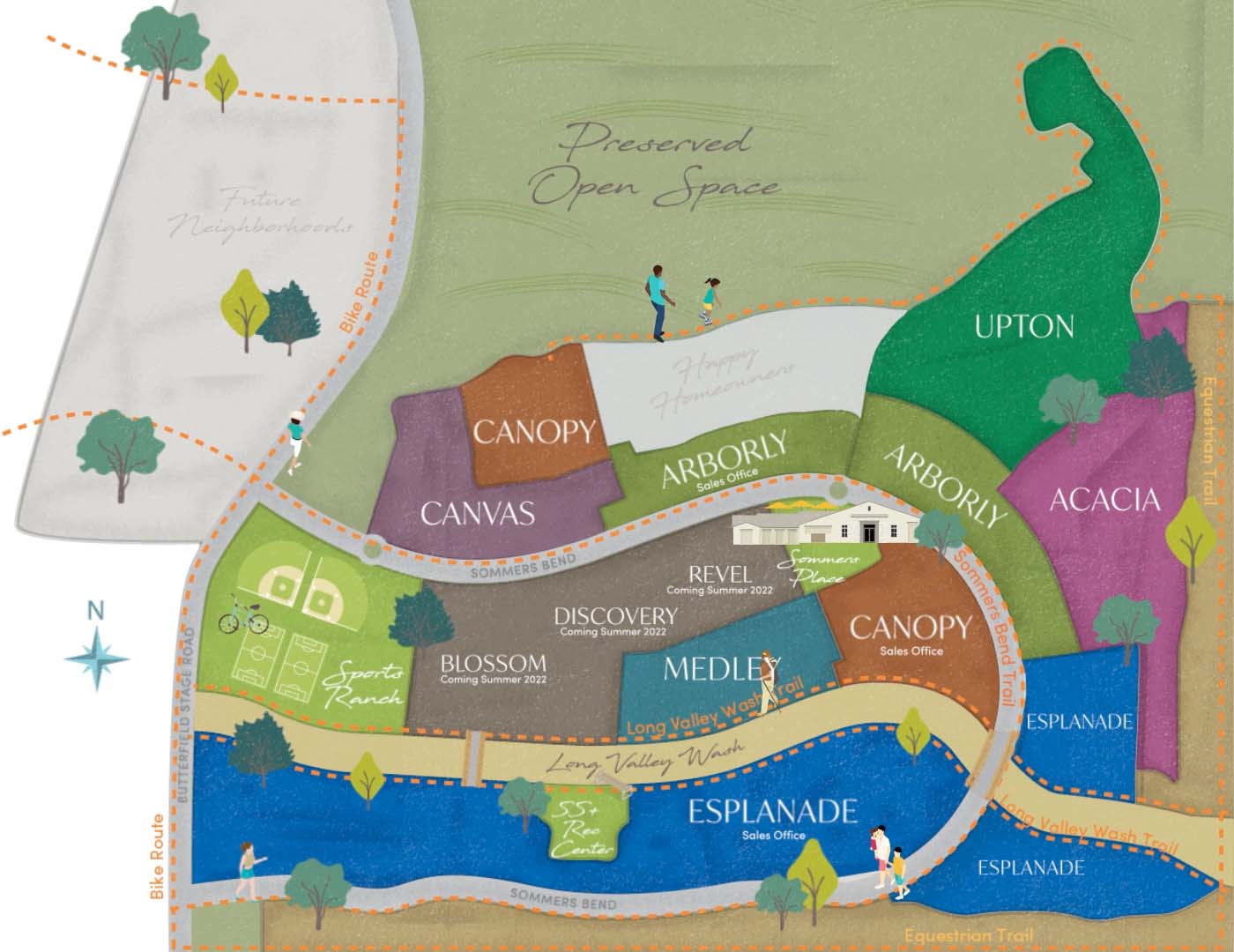 Sommers Bend communities map