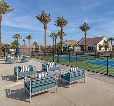 Outdoor court at Sommers Bend.