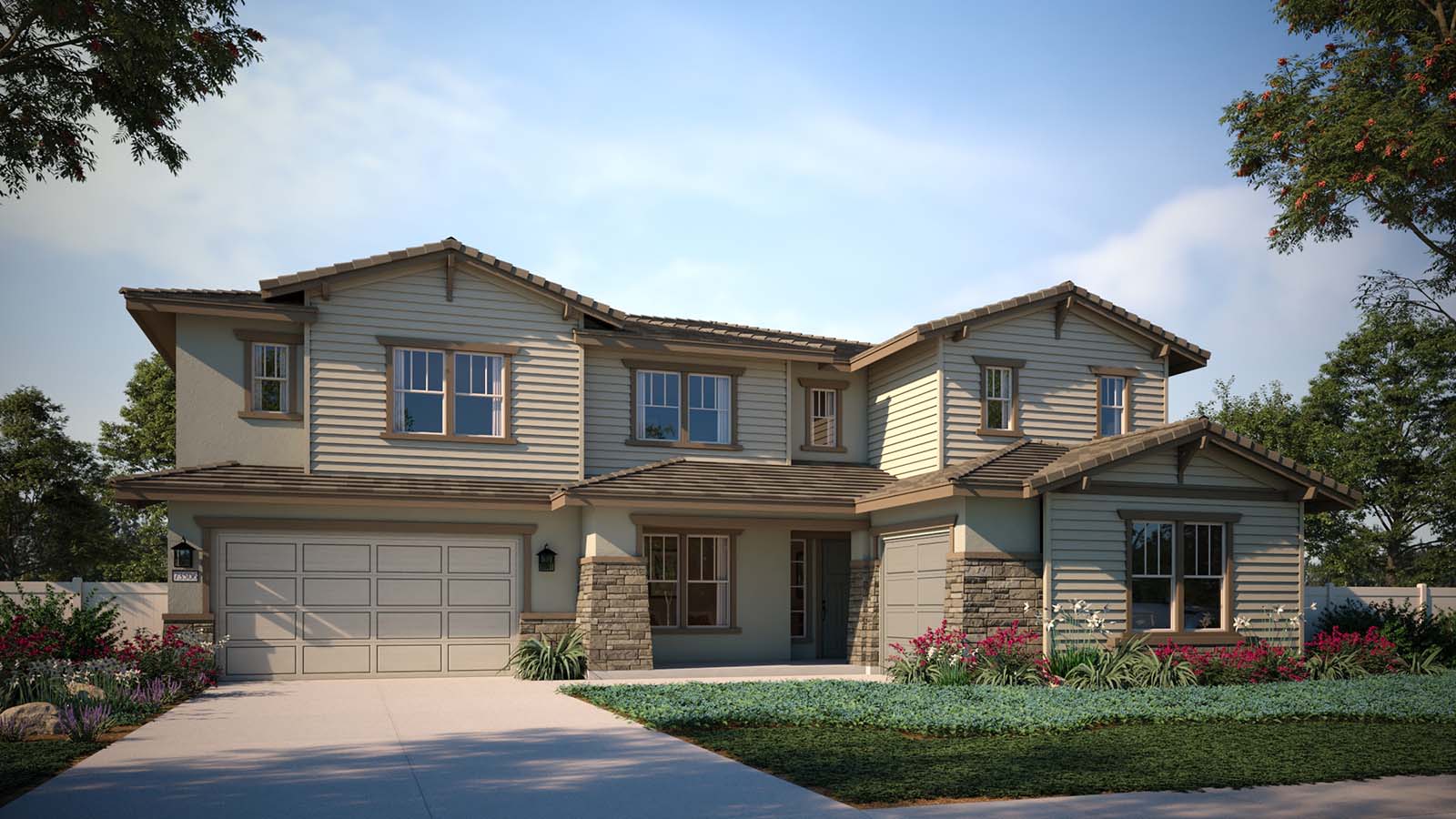Exterior Elevation A - Plan Four - Acacia at Sommers Bend