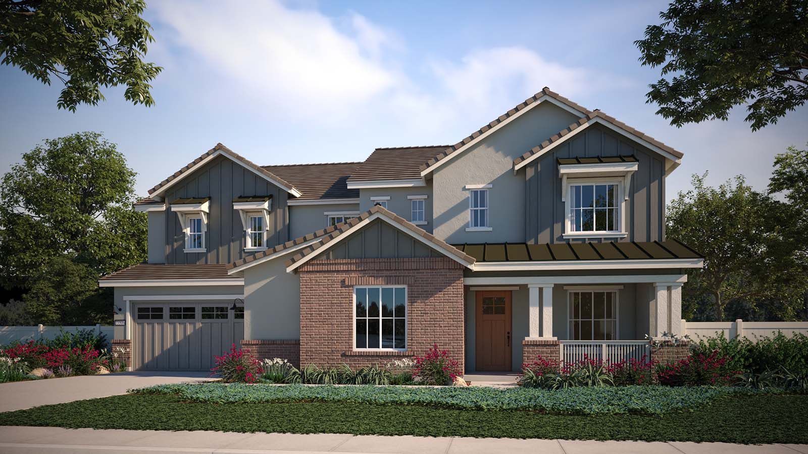 Exterior Elevation C - Plan Three - Acacia at Sommers Bend