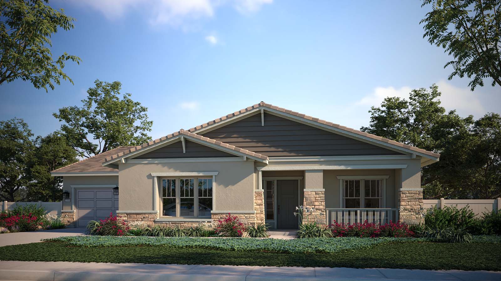 Exterior Elevation A - Plan Two - Acacia at Sommers Bend