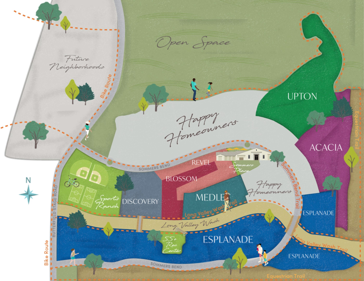 Sommers Bend Community Map