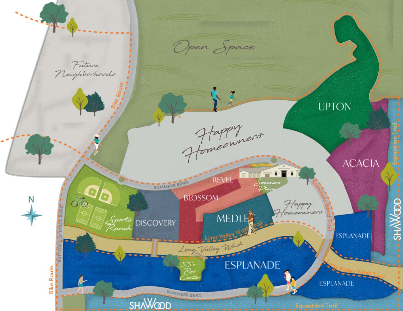 Sommers Bend Site Map